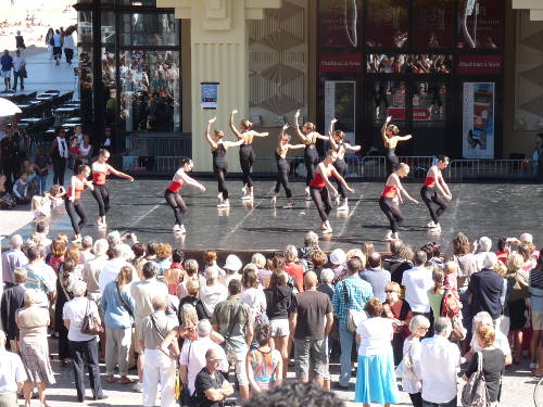Spectacle de l'option art danse au casino de Biarritz